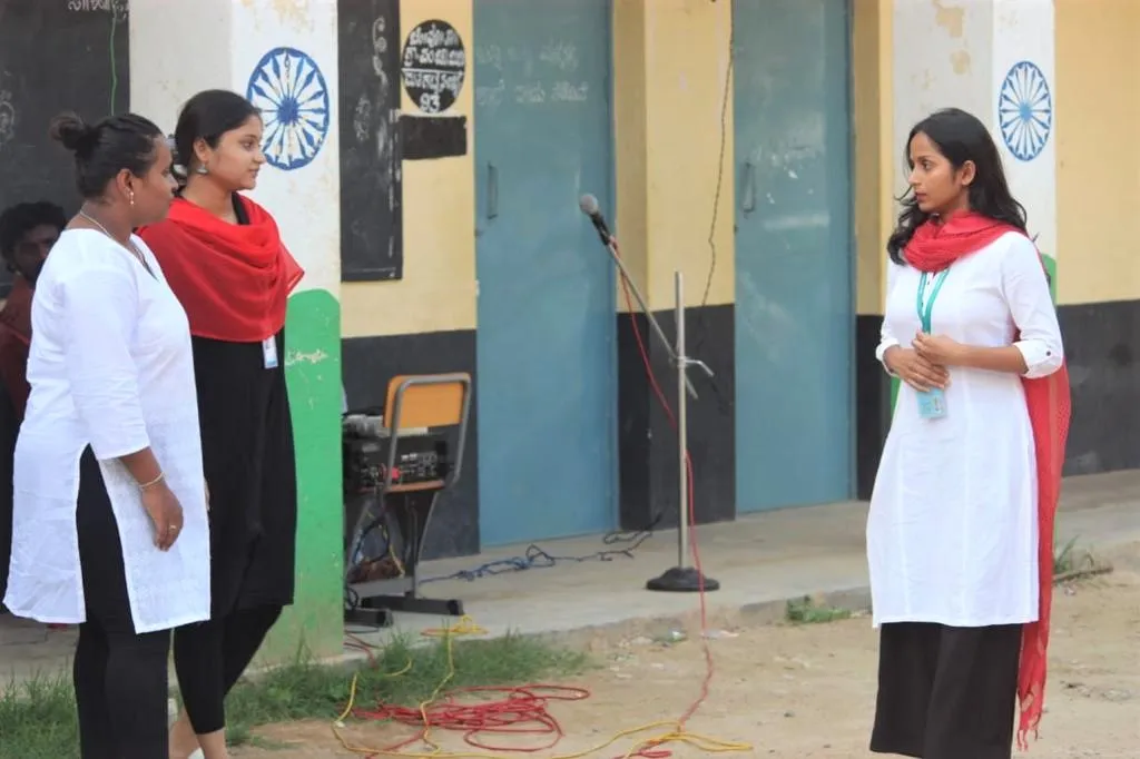 Legal Aid Programme at Kithiganur Village, Bangalore.