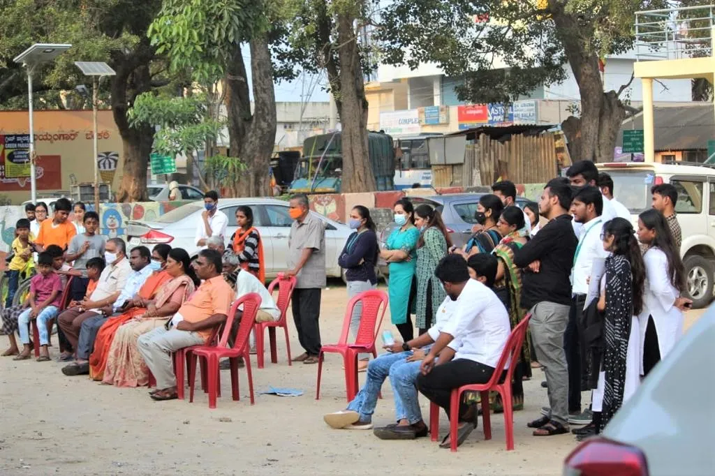 Legal Aid Programme at Kithiganur Village, Bangalore.