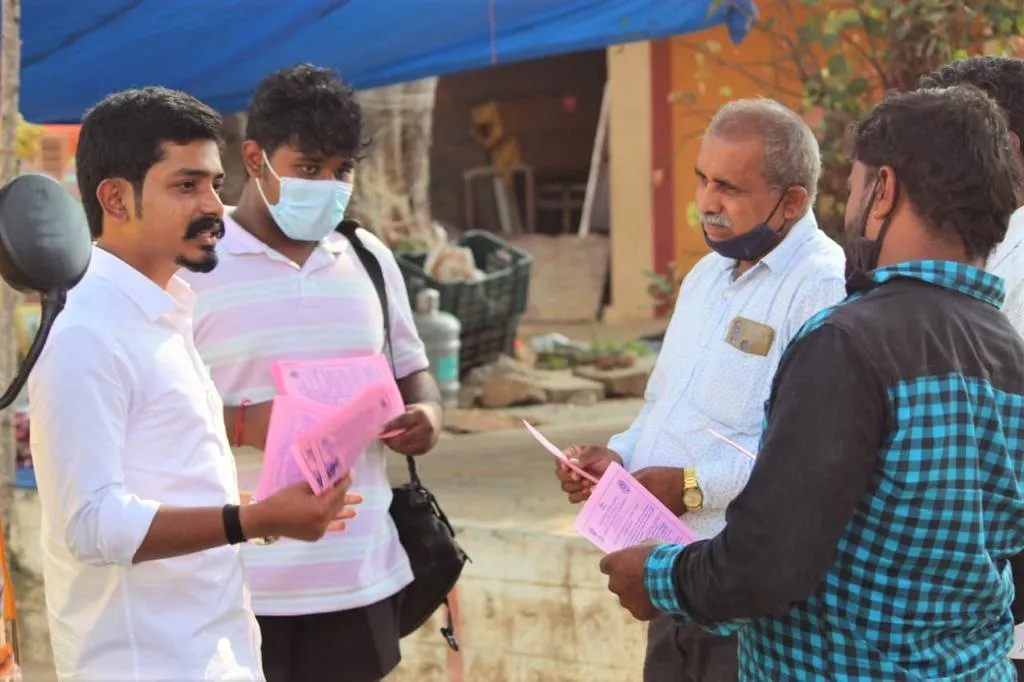 Legal Aid Programme at Kithiganur Village, Bangalore.
