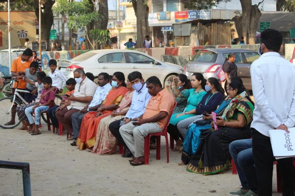 Legal Aid Programme at Kithiganur Village, Bangalore.